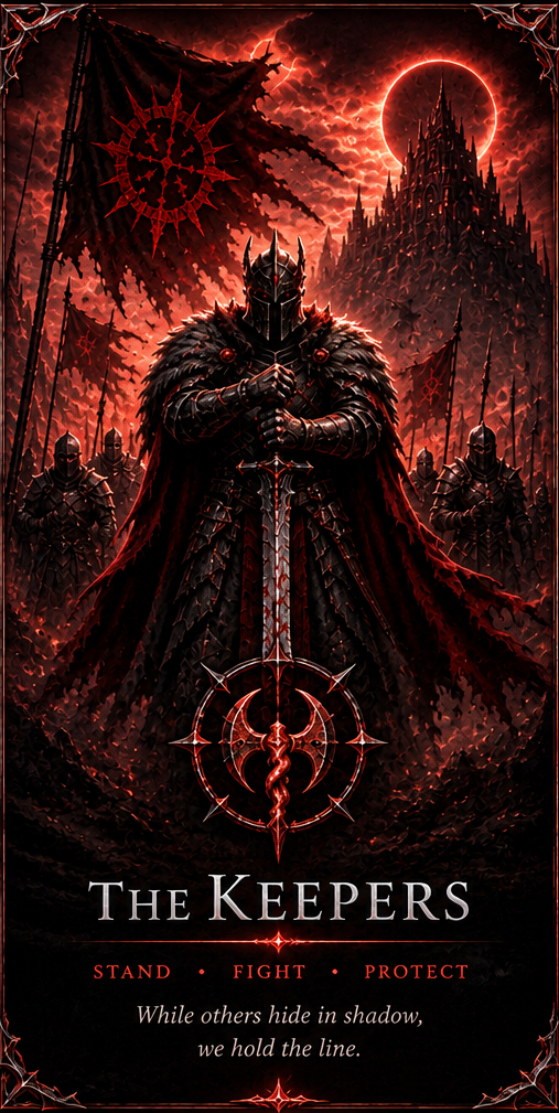 The Keepers, an order guarding doors that should never be opened
